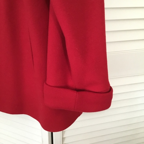 Red Wool Coat - Picture 7 of 9